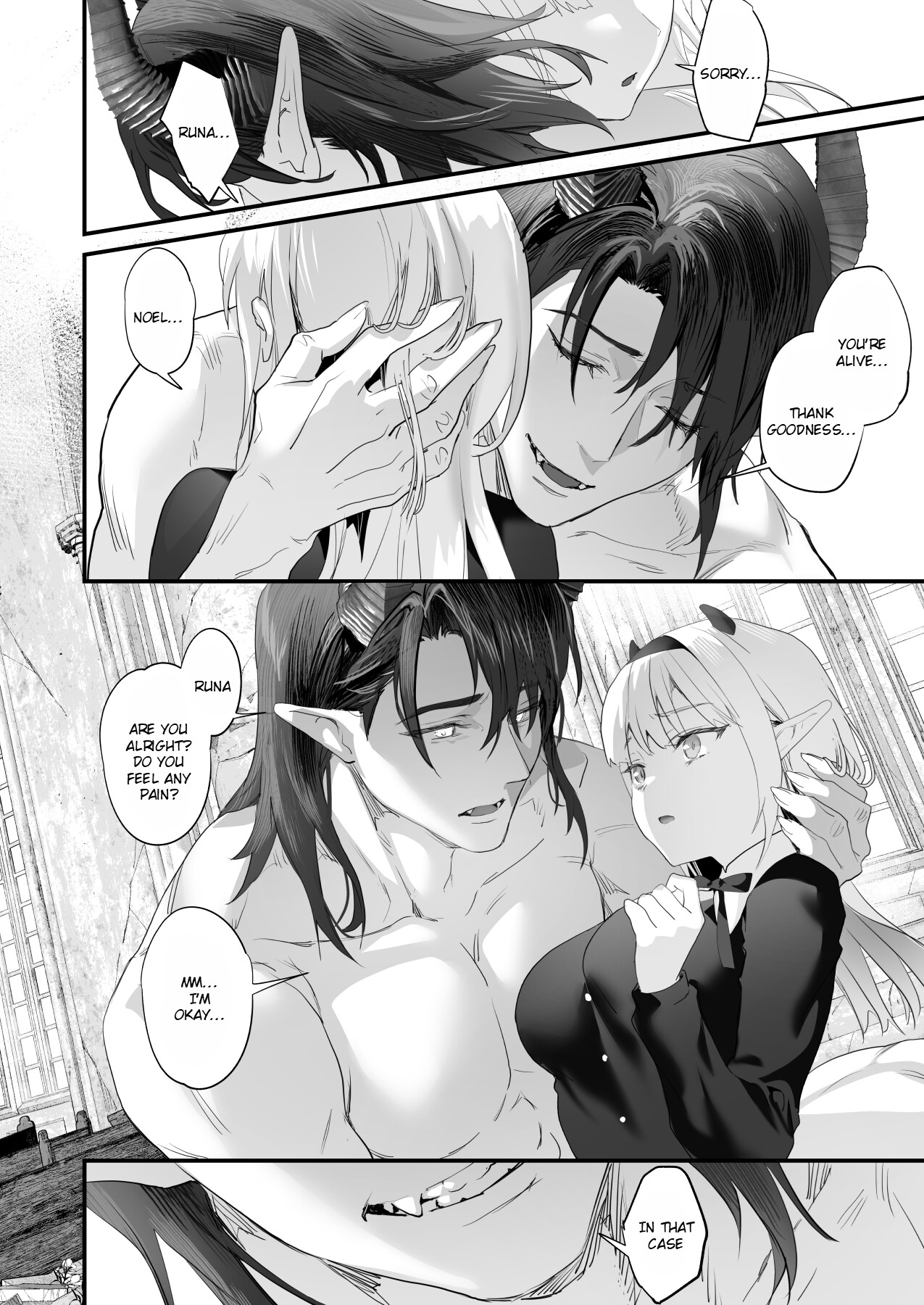 Hentai Manga Comic-A mysterious exorcist falls in love with a reincarnated succubus and risks his life-Read-163